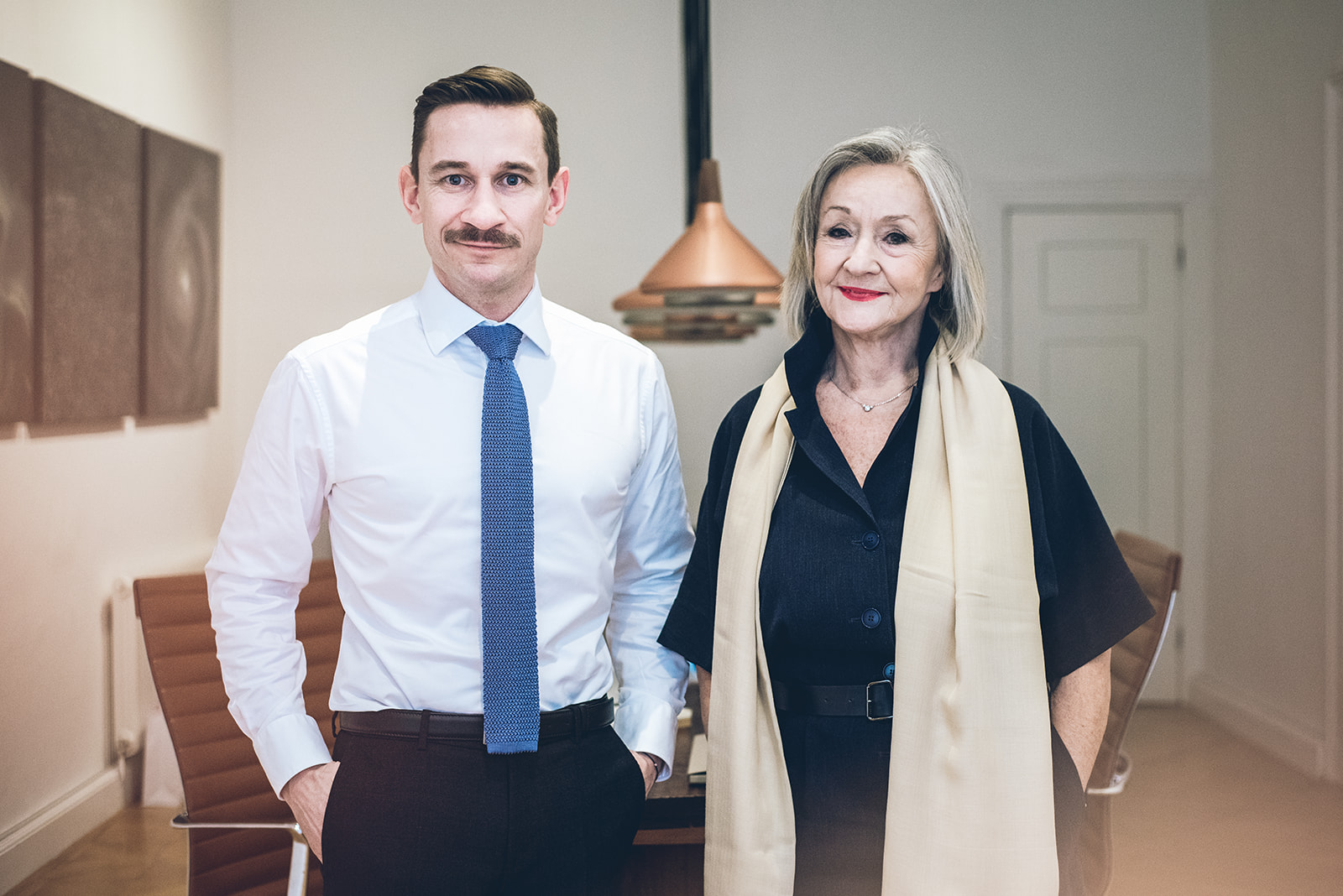 Zwei Generationen der Familie Zwirn